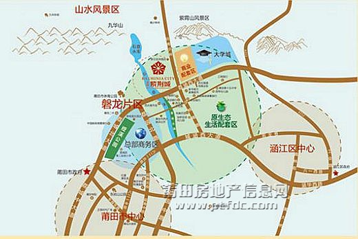 莆田大学城选址图