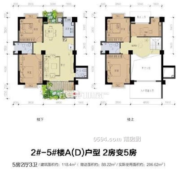 天通泰家苑五室豪装复式楼南北西房东亏本卖