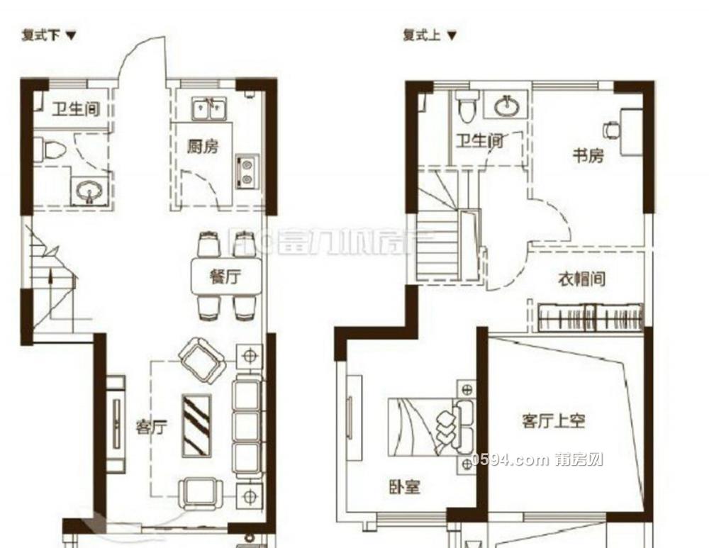 聯創 正鼎 富力 旁財富小區稀有複式樓 107平可以做四