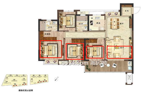 莆田丰润世家户型图片