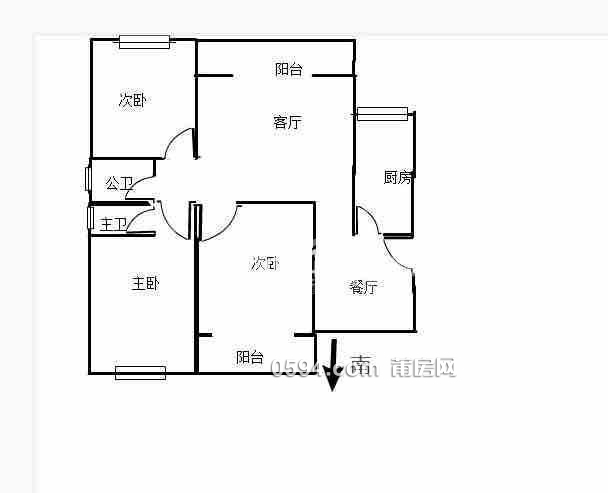 梅峰中山分 高層采光視野好 大3房萬科省下過戶費張鎮(zhèn)水張