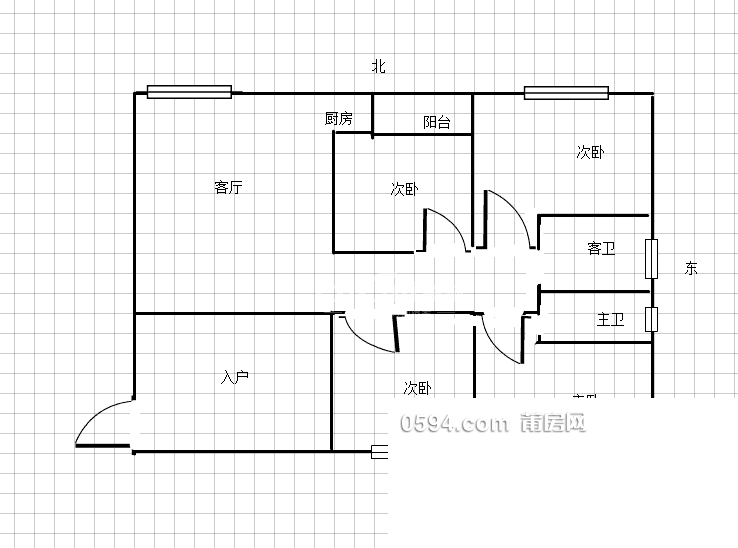 名邦豪苑 高層4居室 南北東朝向 繁華地段視野G佳