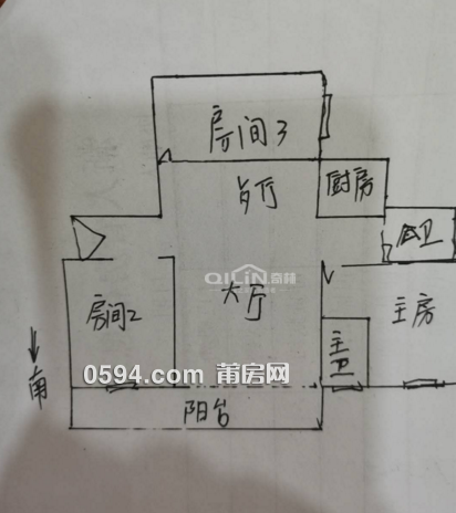 急租 家具齊全 保持很新 拎包入住 市中心 高層采光好