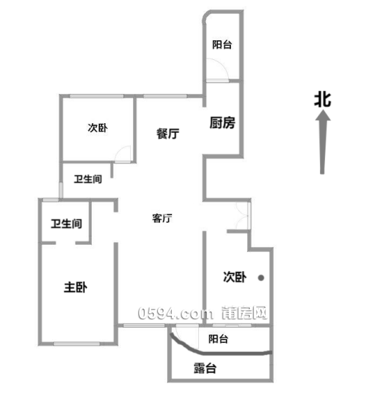 市中心 自帶公園小區(qū)皇庭駿景 毛坯大三房 兩證滿二 僅售210