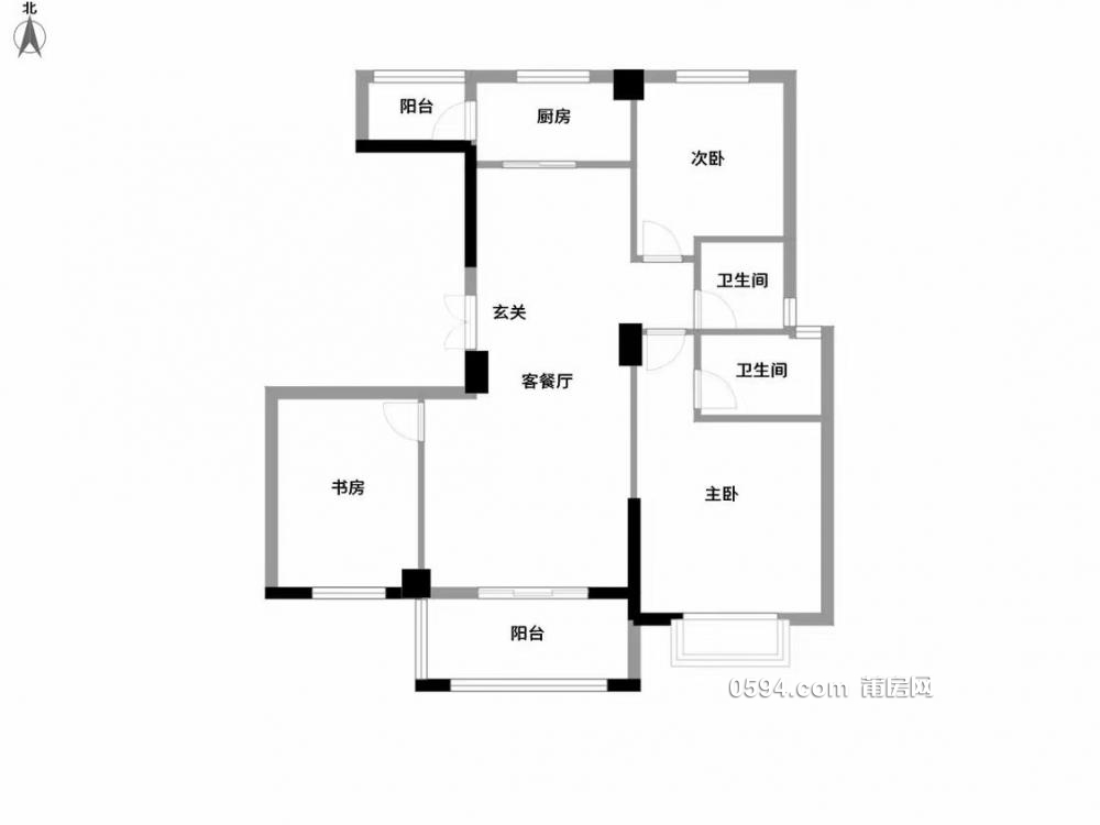 單價(jià)12200拎包住建發(fā)磐龍府旁巨岸幸福城精裝3房2衛(wèi)114平