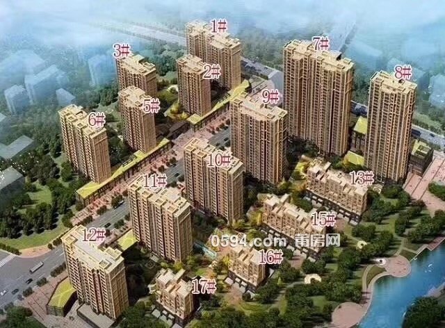 單價(jià)12200拎包住建發(fā)磐龍府旁巨岸幸福城精裝3房2衛(wèi)114平