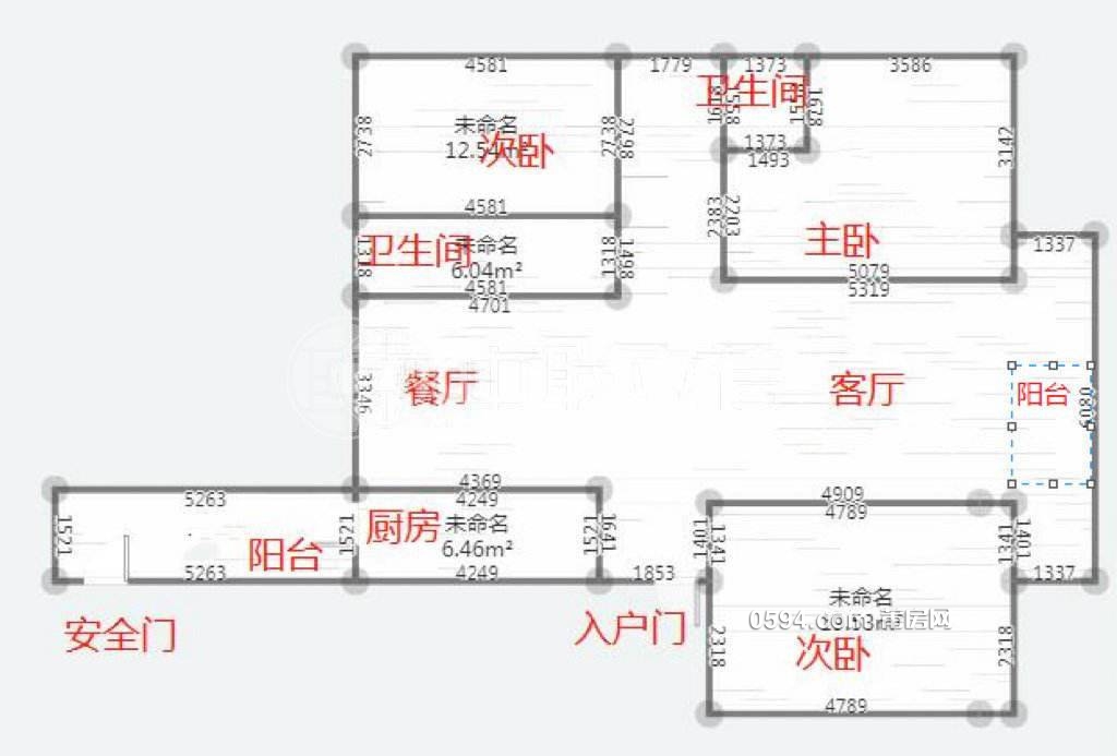 市中心萬(wàn)達(dá)華城高層 精裝大三房 家電齊全 拎包入住