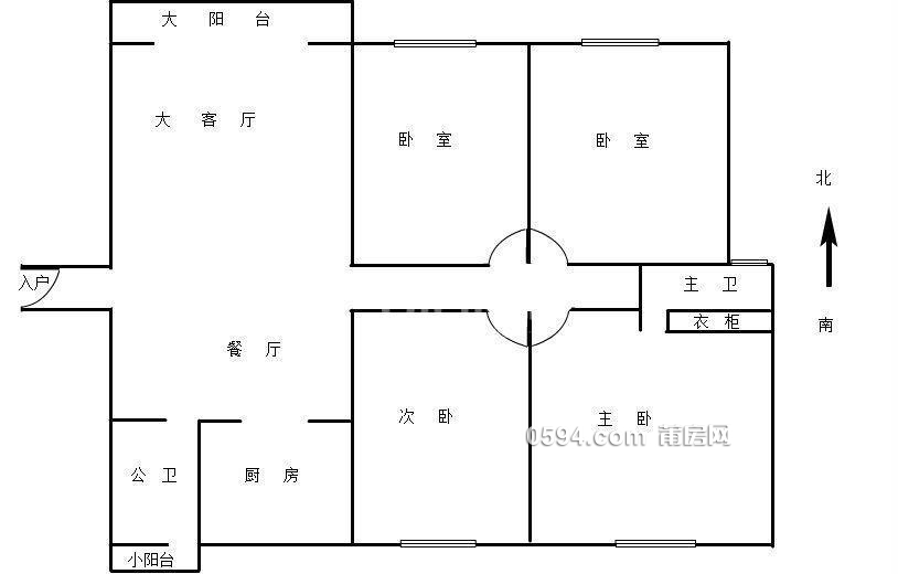 肖厝佳園4房2廳2衛(wèi)南北通透147.39平高層精裝單價(jià)才11500元