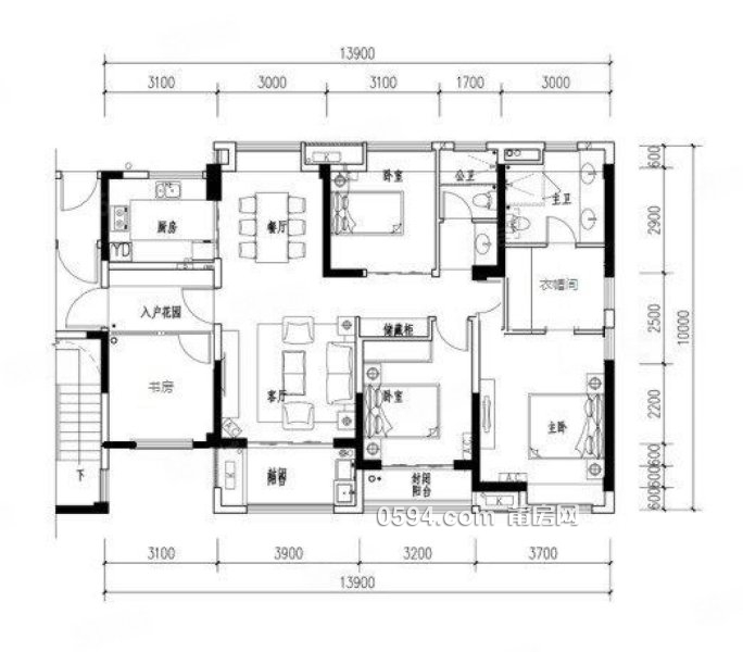 難得??！萬科城一期頭排南北東雙陽臺(tái)戶型 鄰正榮府建發(fā)