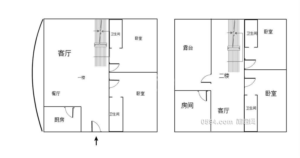 南門(mén)溝頭華達(dá)小區(qū)5房3廳4衛(wèi)樓中樓只租3000元有露臺(tái)