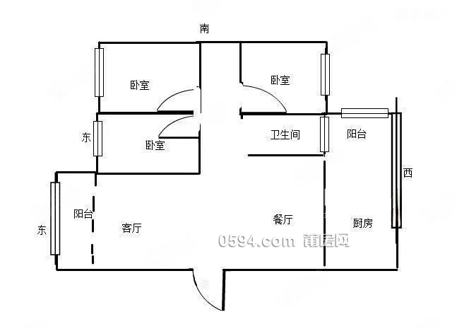 3室2廳2衛(wèi) 溪泉頭湖濱小區(qū) 135.8萬(wàn) 130平