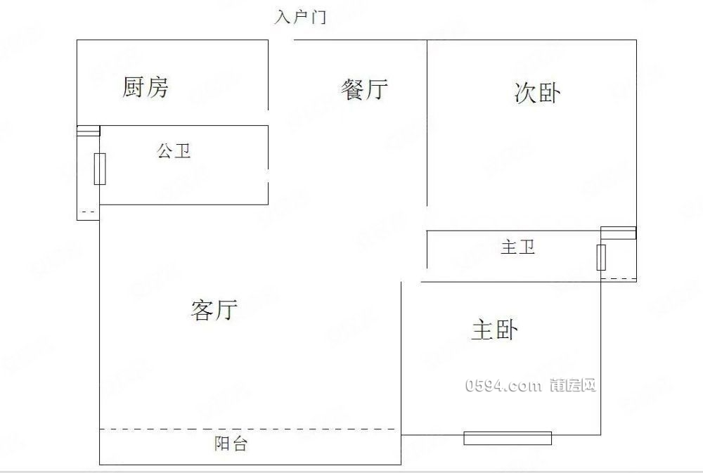 涵城水韻城 2房2廳2衛(wèi)  朝南 賣11058