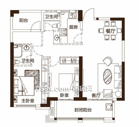 沿溪頭排看壺公山木蘭溪景正榮財富中心拎包入住