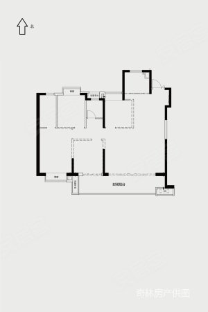 高層邊套三面光 建發(fā)高端品質(zhì) 毛坯自住裝修