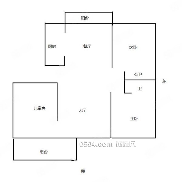 九中旁急售好房 荔園華府 電梯高層精裝南北東三面采光