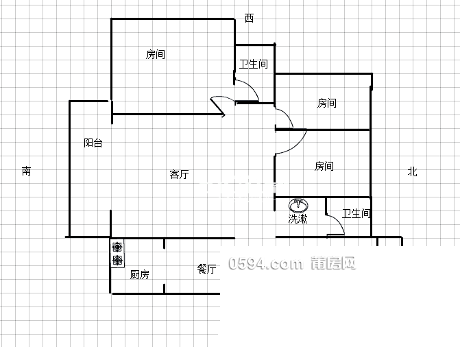 步行街高層 金鼎廣場 精裝大4 房 拎包入住 ，家具全