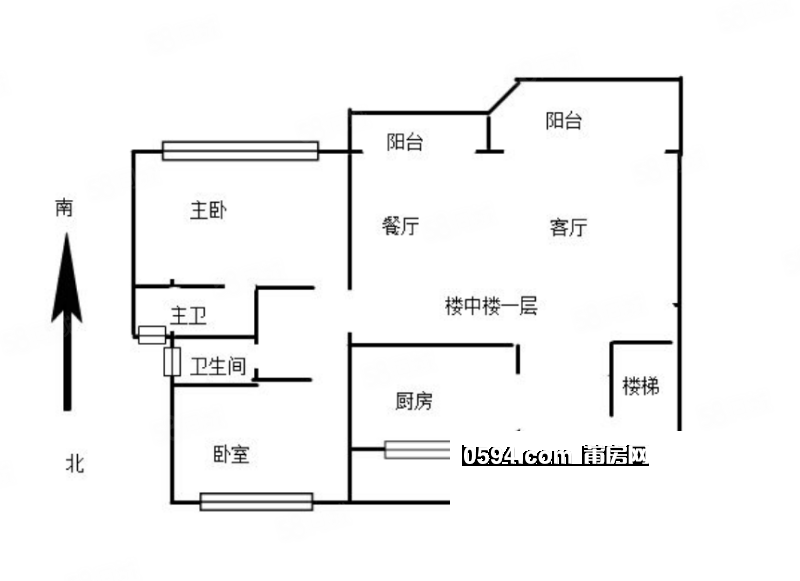 二中對(duì)面 云頂楓丹 樓中樓大5房 荔城  綬溪公園附近