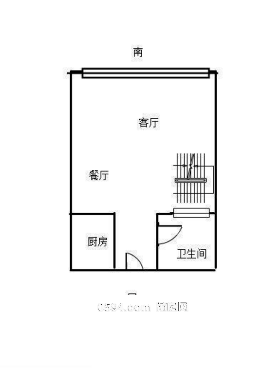 聯(lián)創(chuàng)國際廣場復式樓毛坯2室價格可以在商量