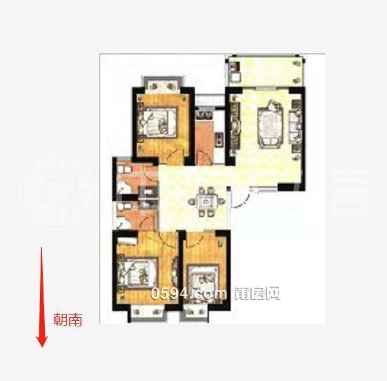 一中門(mén)口  富邦學(xué)苑  精裝3房 中層南北通透低總價(jià)170萬(wàn)