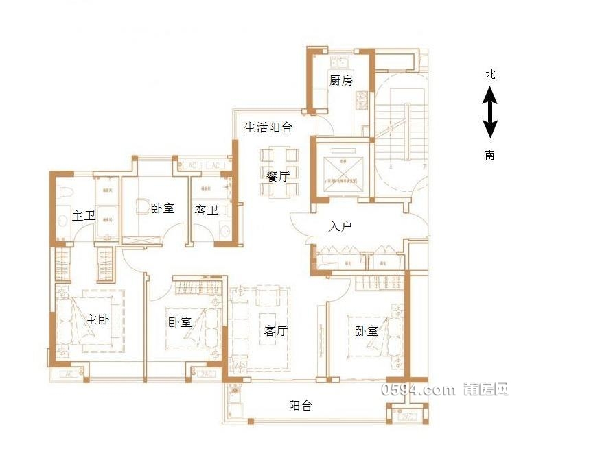 萬達(dá)廣場旁次新小區(qū) 玖璽正榮府 改善4房 戶型方正滿二 撿漏