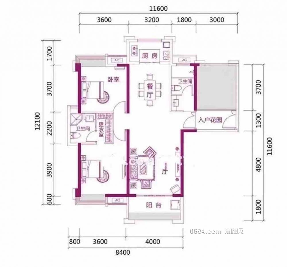 駿乘億發(fā)城精裝三房 3小17中西河公園拉菲沃爾瑪旁拎包入住