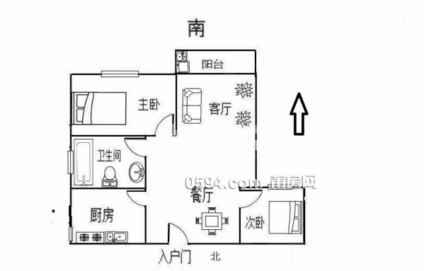 萬科陡門 張鎮(zhèn)水鄉(xiāng) 高層2室 采光好 梅峰中山分校