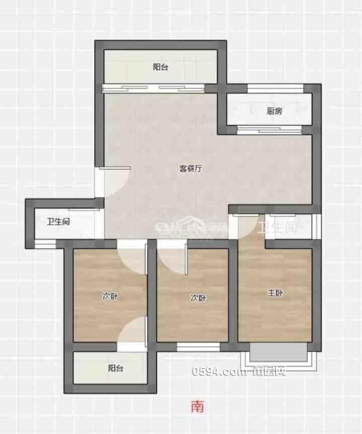 體育場附近荔園小區(qū)精裝3室2廳家具齊全拎包入住