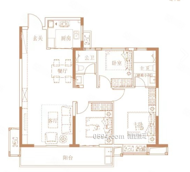 景觀房可談價 建發(fā)央譽南北三房臨近梅峰中山正榮府富力