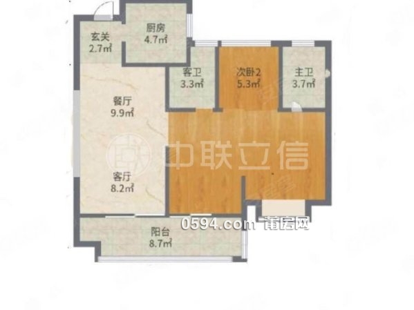 建發(fā)央著 商品住宅 雙衛(wèi)格局 中間好樓層 板樓 醫(yī)療配套成熟