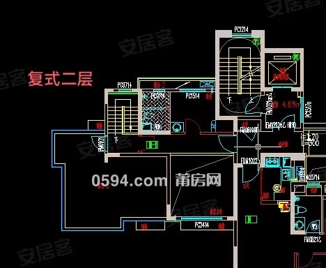 頂復(fù)送3個(gè)大露臺保利和悅府邊套三面光大4房樓中樓通透戶型