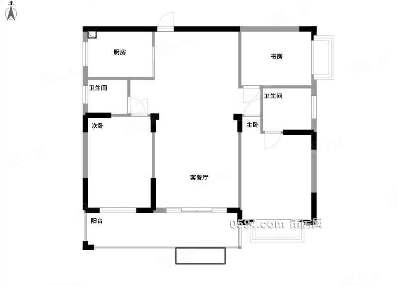 急售莆田一中富邦對面 濱河豪園 豪華裝修朝南陽臺 交