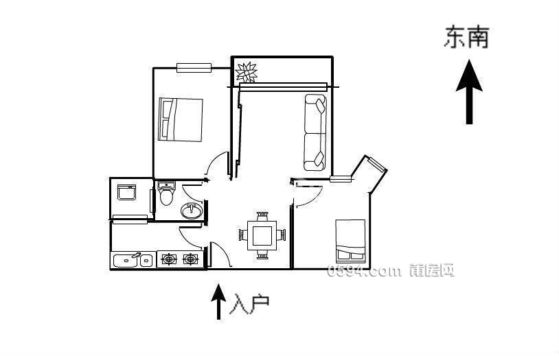 萬達(dá)中 央華城精裝2房2廳1衛(wèi)樓層好拎包入住95平房東虧大了