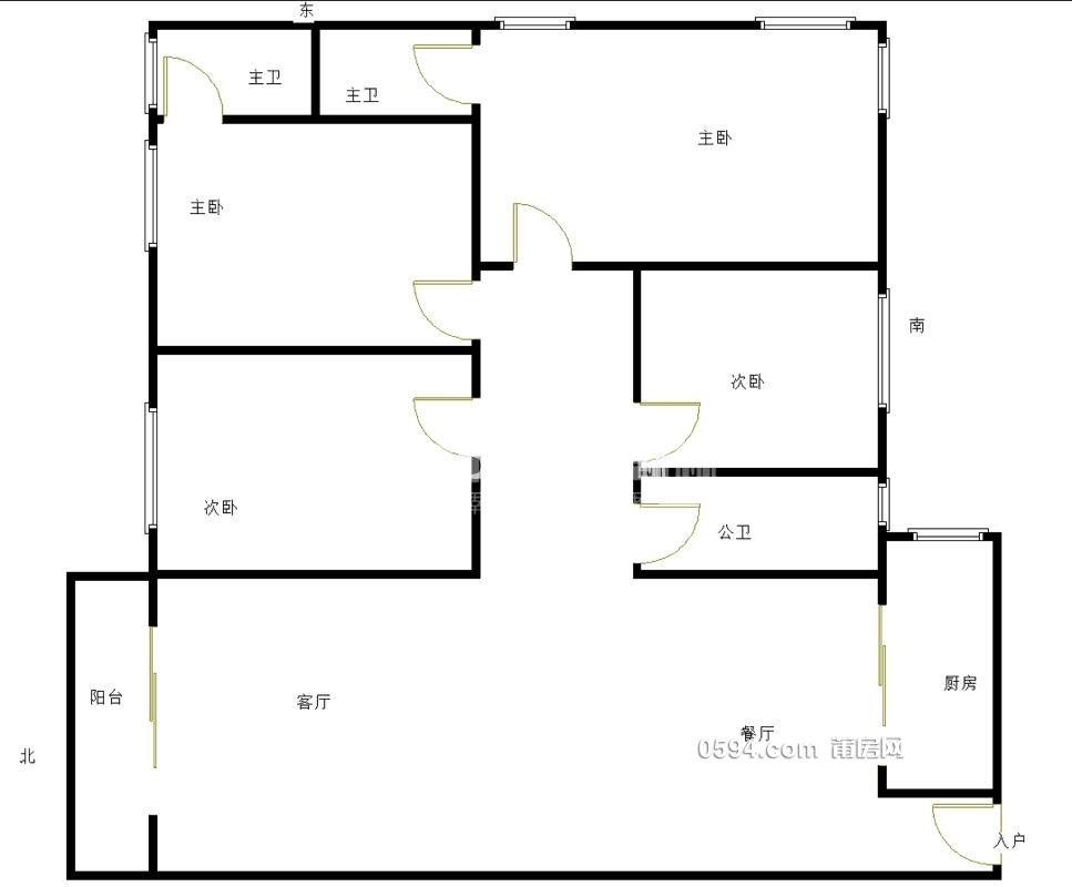 綬溪畔鳳達(dá)雅景旁榮華嘉園中層全新精裝大4房178平售11999/㎡