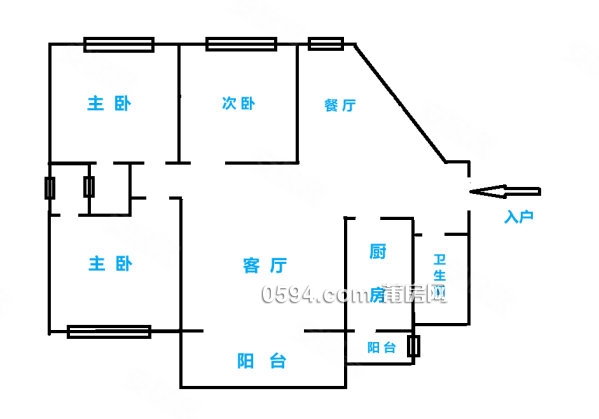 電梯一萬(wàn)出頭每平 財(cái)富中心漢庭花園B區(qū)三房三衛(wèi)看房有鑰