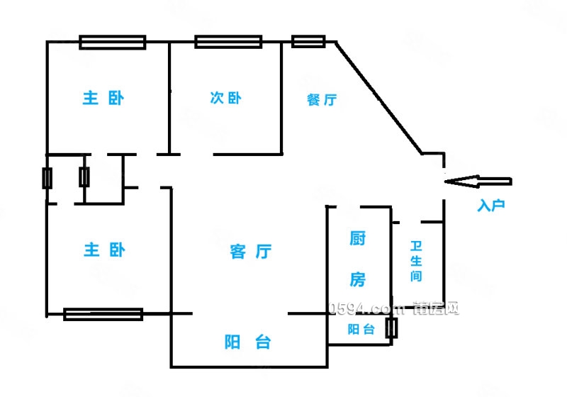 電梯一萬出頭每平 財(cái)富中心漢庭花園B區(qū)三房三衛(wèi)看房有鑰