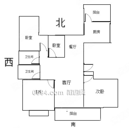 莆田九龍小區(qū) 高樓層視野無遮擋 臨近萬達廣場4室2廳