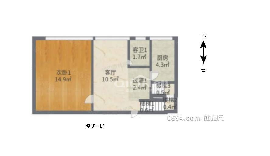 新出整租 馨宜新天地旁 三潭小區(qū) 南北2房 精裝修拎包