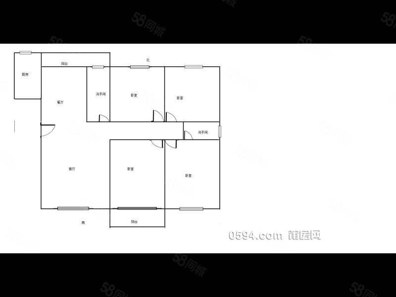 出價(jià)有機(jī)會(huì)！萬(wàn)達(dá)幸福家園 南北通透毛坯四房雙陽(yáng)臺(tái) 證