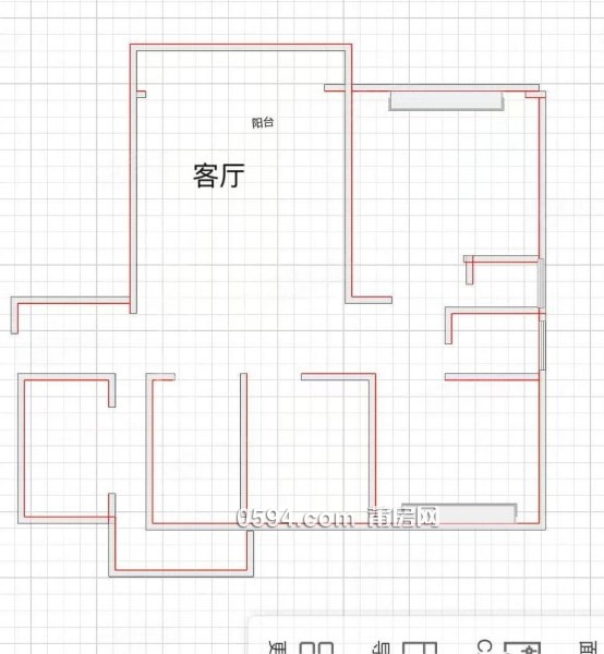 萬達就在門口 中央華城高樓層精裝四房拎包入住