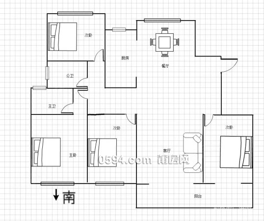 急售 玉湖建發(fā)央著 毛胚4房 南北通透 房東急置換 誠意買房