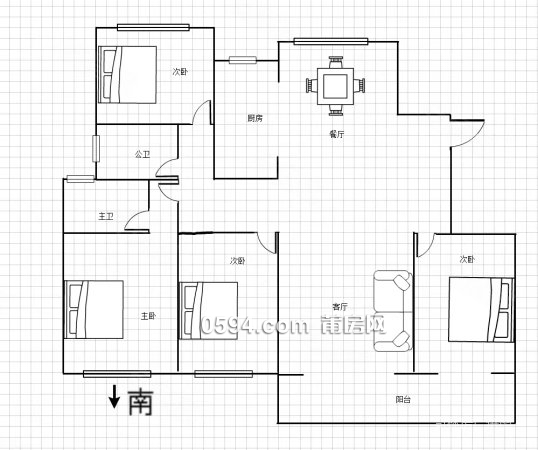 急售 玉湖建發(fā)央著 毛胚4房 南北通透 房東急置換 誠意買房