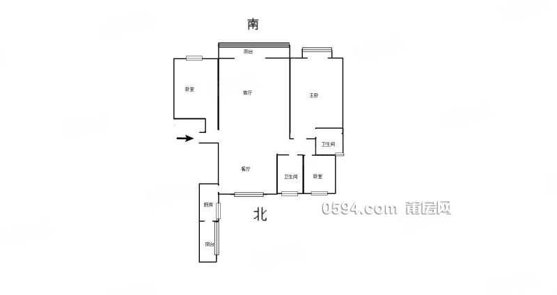 萬達(dá)中央華城  高樓層視野無遮擋 3房2廳 212萬左右