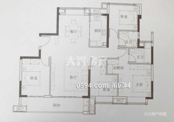 玉湖中山 小洋房建發(fā)央著邊套大四房 毛坯采光好