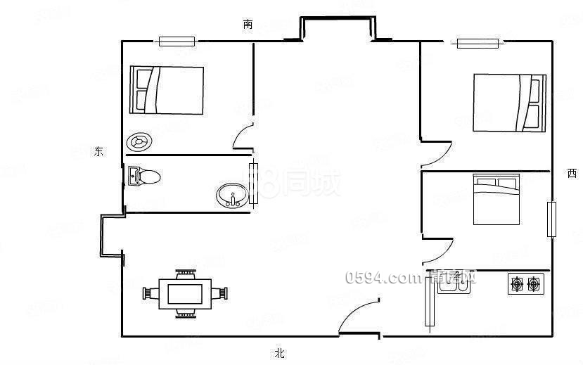 國(guó)投城市廣場(chǎng) 3室1廳2衛(wèi)