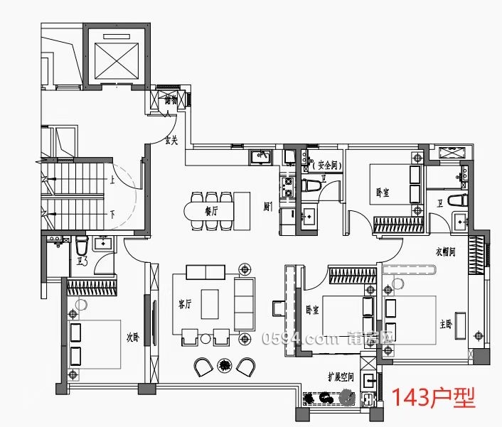 120平 單價(jià)11686元 嘉禾府花園 3室2廳2衛(wèi) 198萬