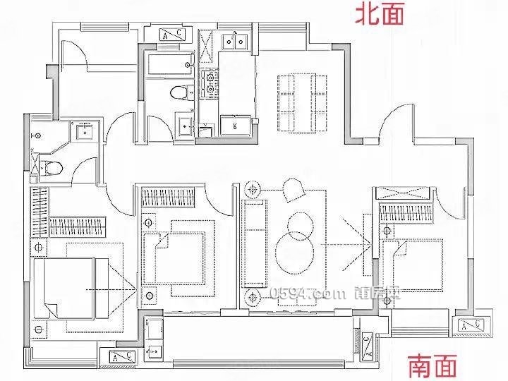 23000大唐玉湖精裝修，全新樓盤4房2廳2衛(wèi)，可拎包入住