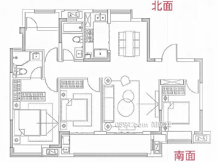 23000大唐玉湖精裝修，全新樓盤4房2廳2衛(wèi)，可拎包入住