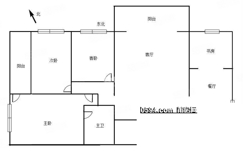       商品房賣   價 嘉禾世紀廣場精裝3房 南北通透