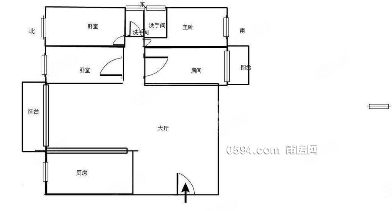 已出證 玉湖萬(wàn)科城陡門(mén)小區(qū) 全新精裝4房未入住 高層視