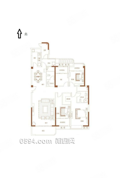 淺水灣附近辰門兜旁  皇庭水岸二期毛坯大四房 南北通透